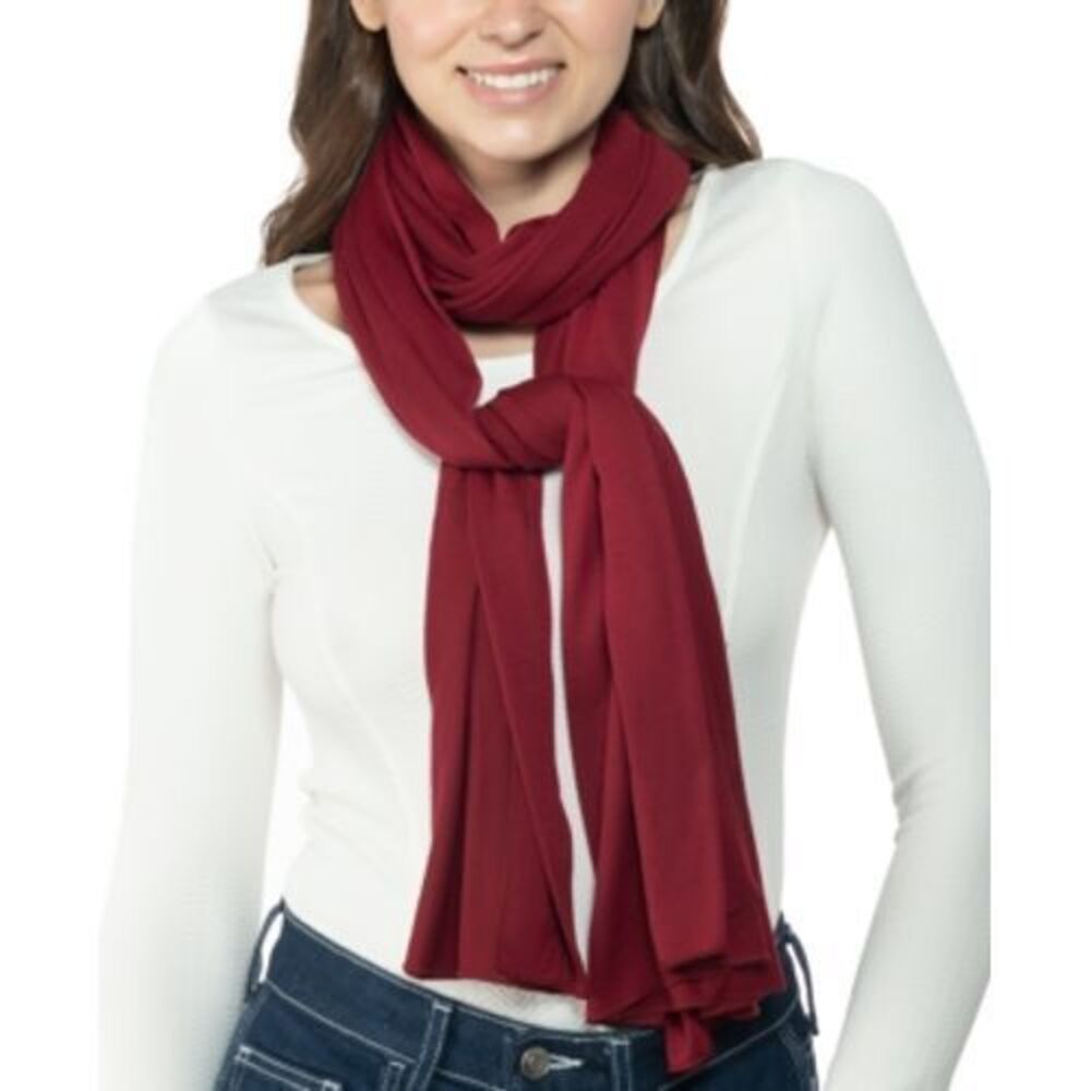 Jenni Maroonโ Multi Use Wrap Scarf One Size